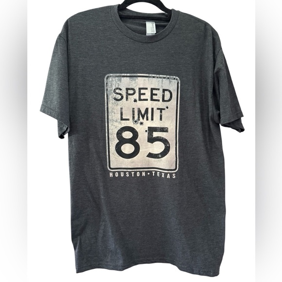 Duck Co 85 Miles Per Hour (MPH) Gray Short Sleeve T-Shirt Sz Large - Picture 1 of 3